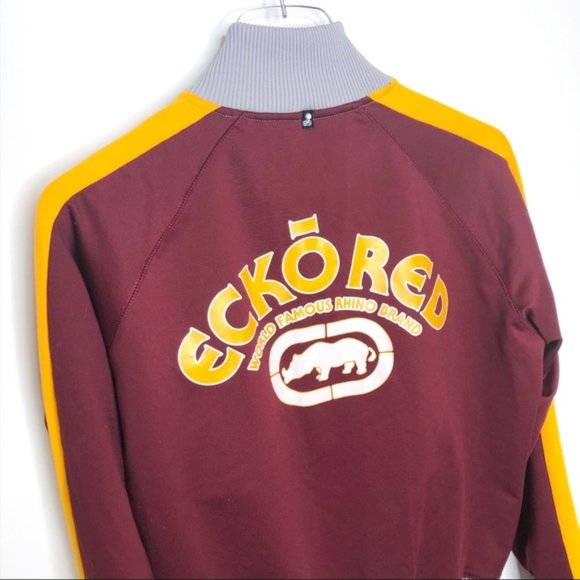 Echo Red track jacket two tone Size M - Picture 8 of 8